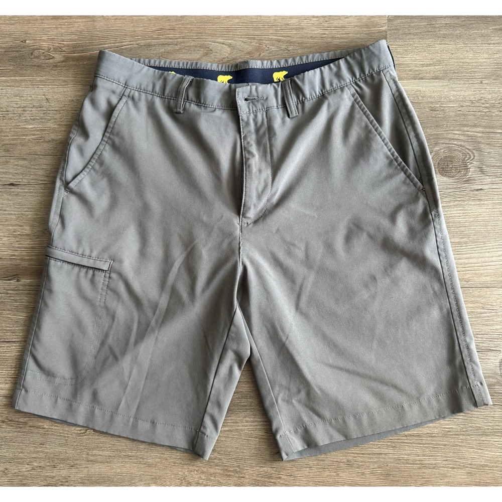 Jack Nicklaus Golf Shorts Mens Size 32 Gray Performance Stretch Casual